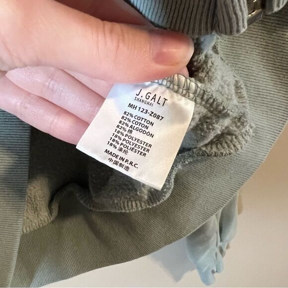 ✨ John Galt Women’s Sage Green Gray Hoodie - Picture 9 of 11